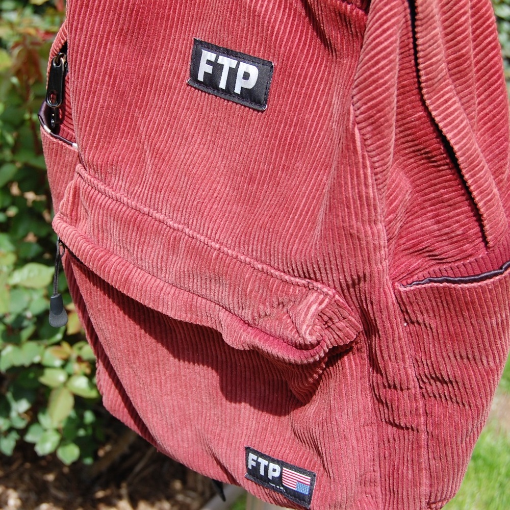 FTP Corduroy backpack maroon